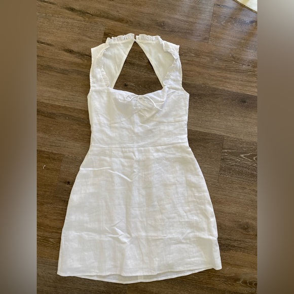 Reformation Dresses & Skirts - Reformation White Linen Dress Sz 8
